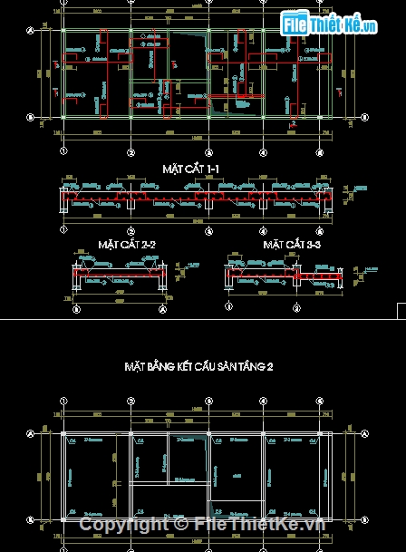 File cad,kết cấu biệt thự,biệt thự 3 tầng,Thiết kế biệt thự